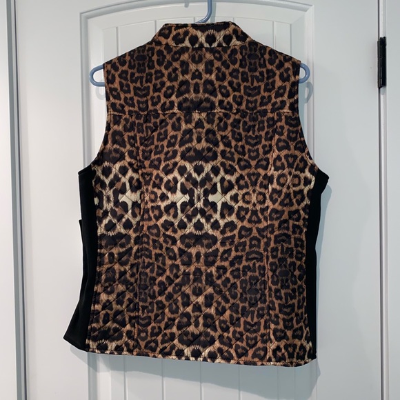 New Directions leopard print Vest NWT size medium - Picture 2 of 6